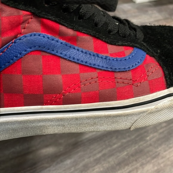 Vans Old Skool OTW Rally Red & Blue Checkered sneakers - Picture 7 of 8